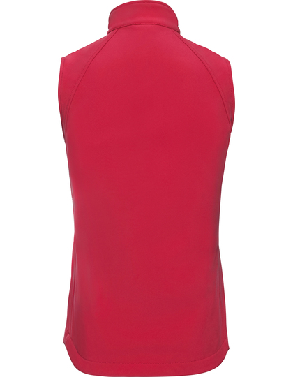 Potlač na Funkčnú Dámsku Vestu Russell Gilet zo Softshellu