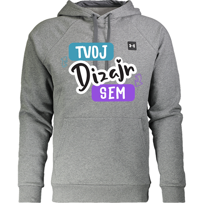 Potlač na Mikinu Under Armour Rival Fleece - Pánska - puppynator.sk