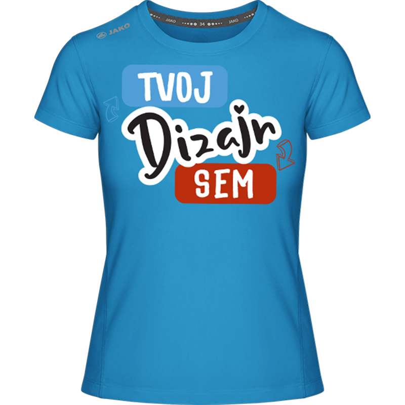 Potlač na JAKO T-Shirt 2.0 Tričko pre Dámy na Beh a Cvičenie - puppynator.sk