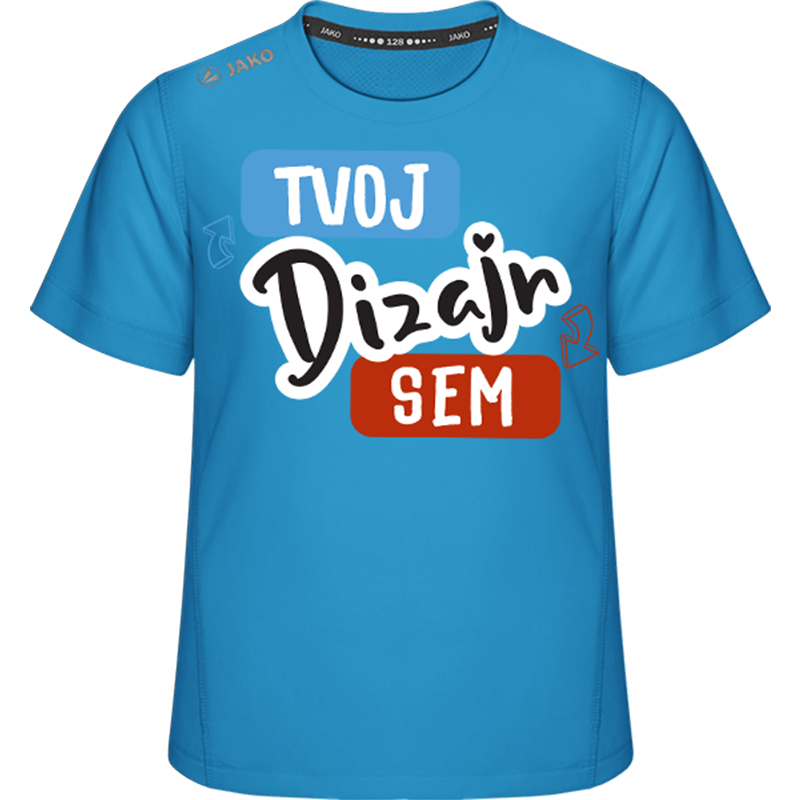 Detská Športová Potlač na JAKO T.Shirt RUN 2-0 Tričko na Beh - puppynator.sk