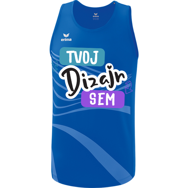 Potlač na Pánske Športové Tielko ERIMA Racing - puppynator.sk