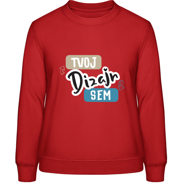 Mikina s Vlastnou Potlačou - Dámska