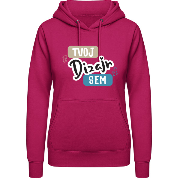 Mikina s Vlastnou Potlačou - Dámska a s Kapucňou 