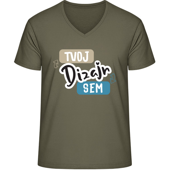 Potlač na Pánske V Tričko vytvoríš online na puppynator.sk