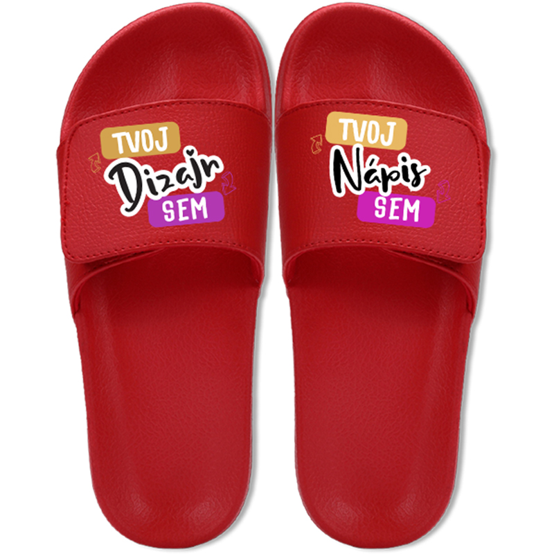 Potlač na Športové Šľapky JAKO Jakolette na Suchý Zips - puppynator.sk