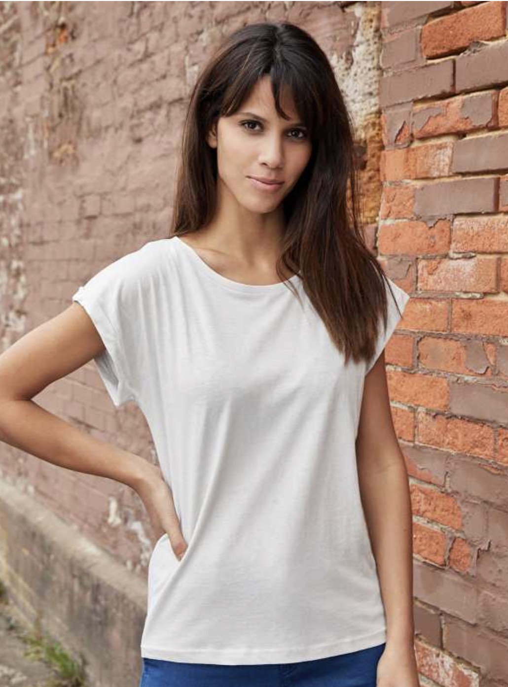 Dámske Tričko s vlastnou potlačou James & Nicholson z Organickej Bavlny