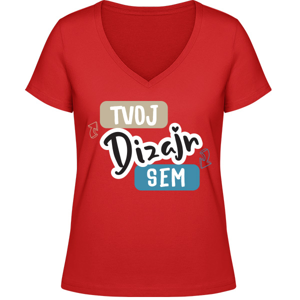 Potlač na elegantné dámske tričko online