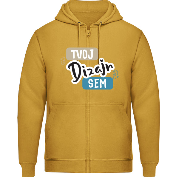 Vlastná potlač na Pánsku Mikinu so zipsom