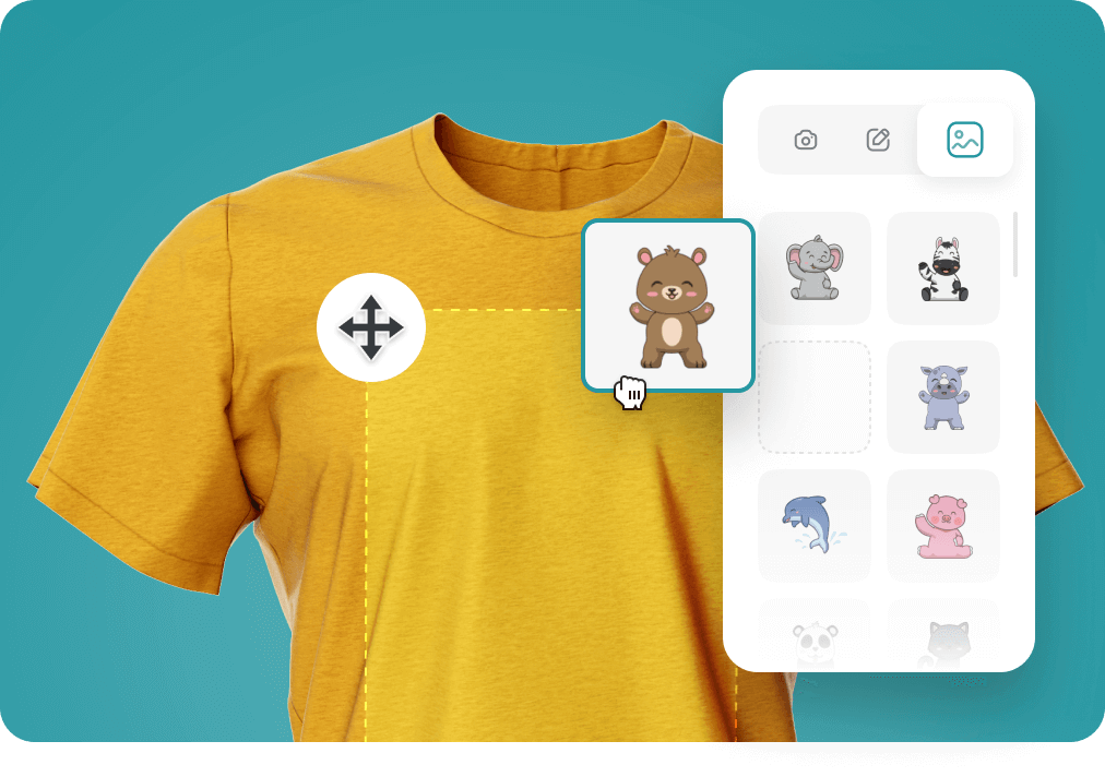 Navrh vlastneho dizajnu - Vlozenie vlastnej fotky, textu alebo vopred pripraveneho dizajnu.