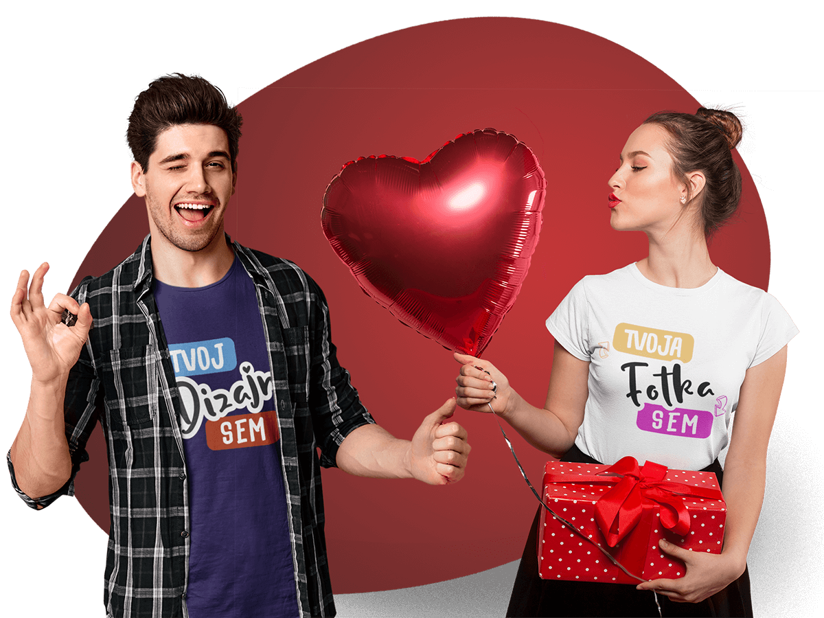 Tričko s Vlastnou Potlačou - Online Kreator - Puppynator.sk