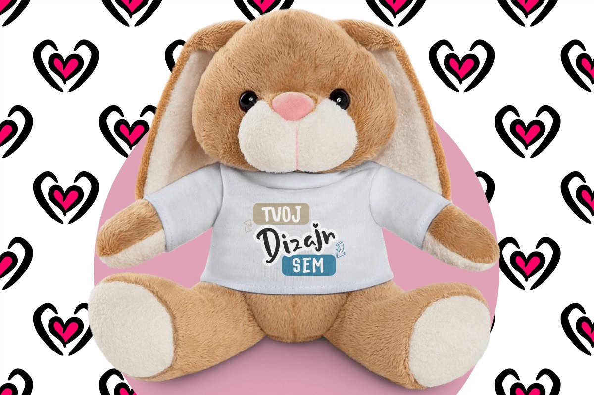 Plyšová hráčka s vlastnou potlačou - puppynator.sk