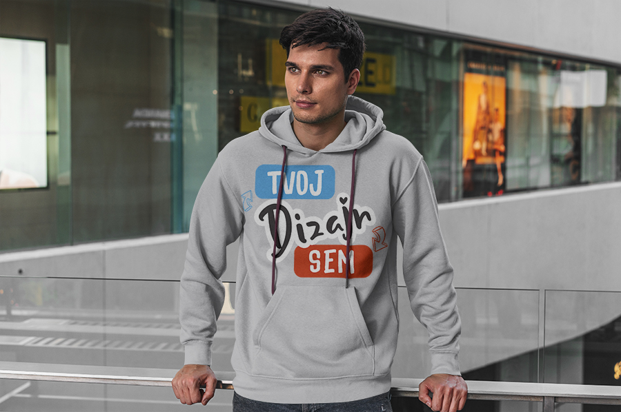Potlač na Mikinu na zips puppynator.sk