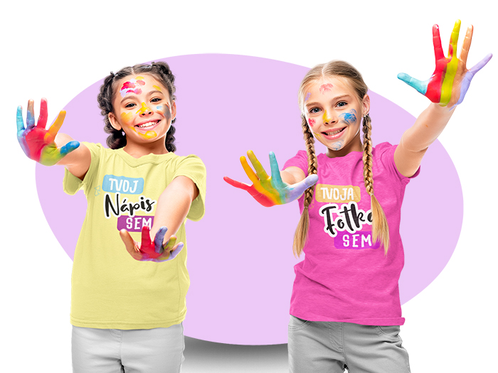 Detské tričká s vlastnou potlačou na puppynator.sk